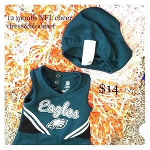 Eagles NFL cheer dress with bloomer